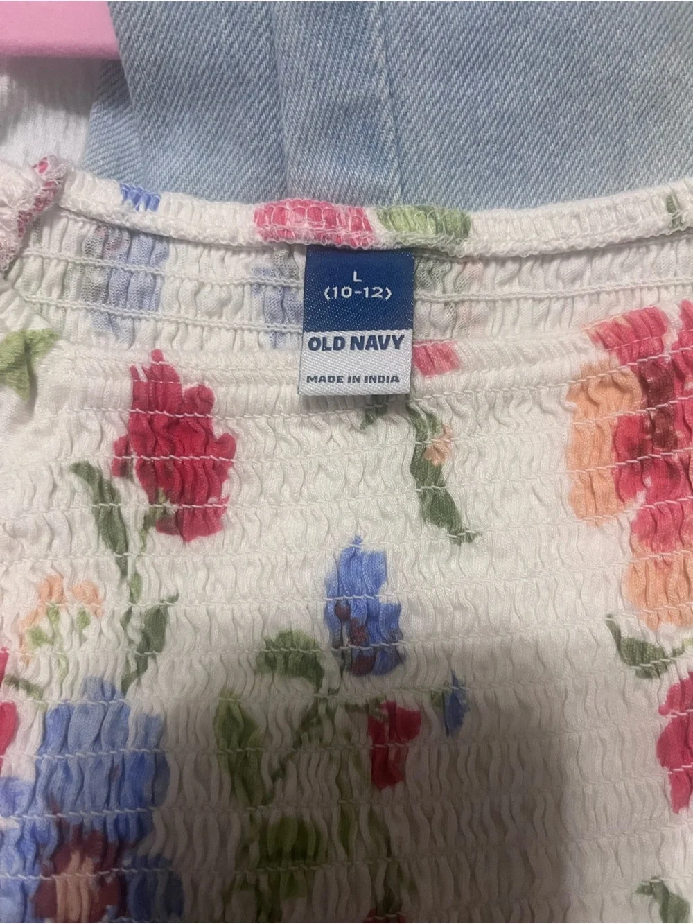 Girls' Old Navy Floral Sundress with pockets. L (10/12)